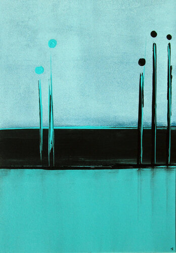 colorfield life 6 by Kerstin Franz, Painting for Sale on Singulart