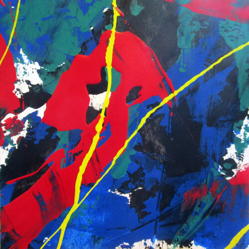 red talks 1 par Kerstin Franz, Œuvre sur papier en vente sur Singulart