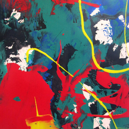 red talks 5 par Kerstin Franz, Œuvre sur papier en vente sur Singulart