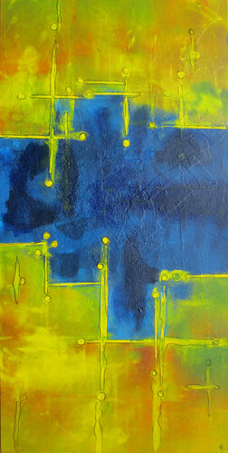 Netzwerke 1 by Kerstin Franz, Painting for Sale on Singulart