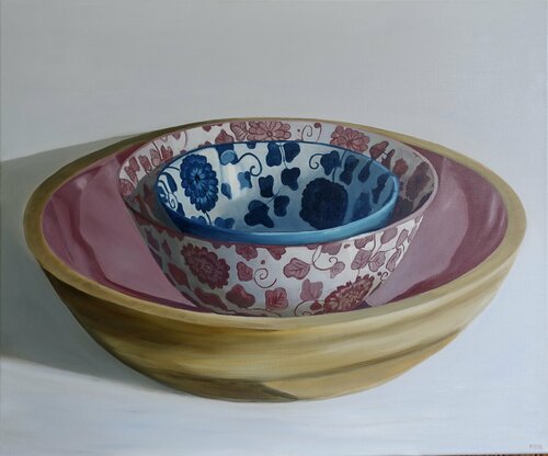 Geneve - French Bowls von Minke Buikema-Duste, Malerei kaufen auf Singulart