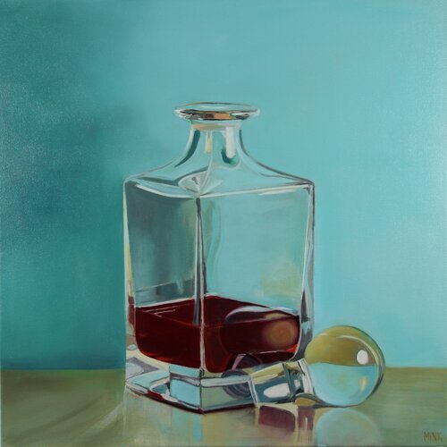 Bois de Bolgne - Carafe ouvert di Minke Buikema-Duste, Pittura in vendita su Singulart