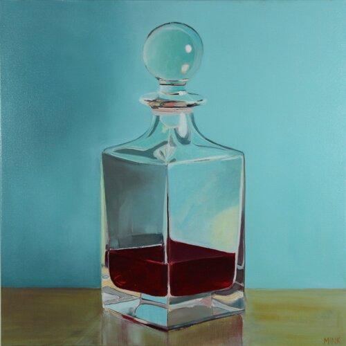 Bois de Bolgne - Carafe Ferme van Minke Buikema-Duste, Schilderij te koop op Singulart