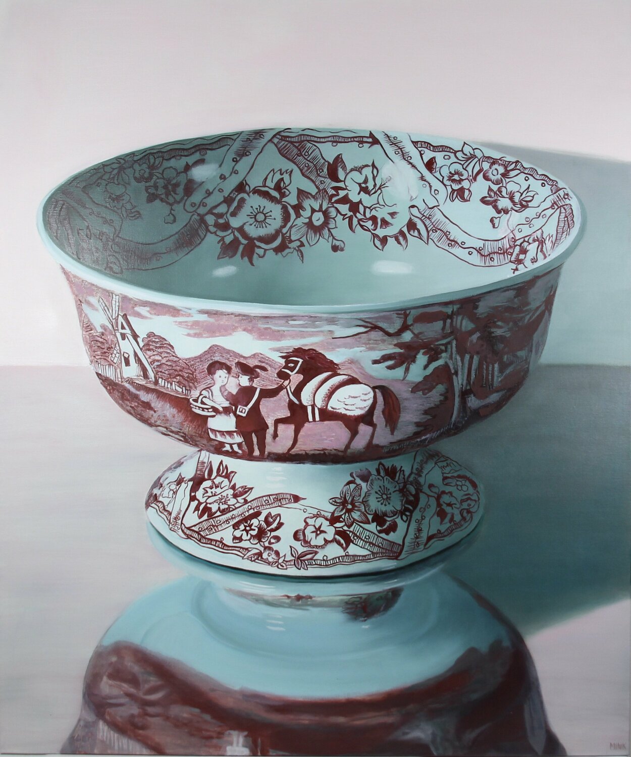 Beijing - Red Ceramic Bowl Minke Buikema-Duste