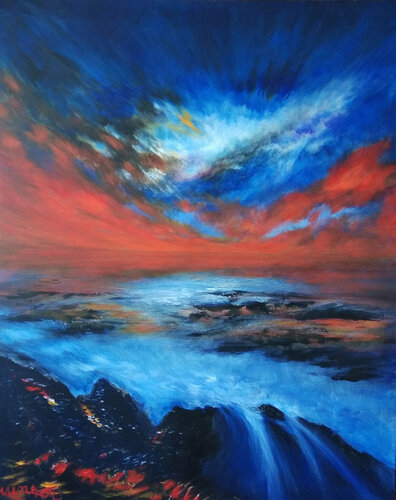 AM MEER di Meng Xi Hauenstein, Pittura in vendita su Singulart