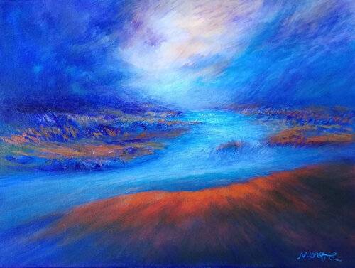 Nebel by Meng Xi Hauenstein, Painting for Sale on Singulart