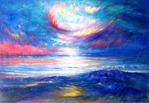 Seestück by Meng Xi Hauenstein, Painting for Sale on Singulart