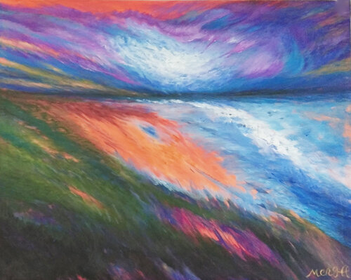 Fantasieinsel by Meng Xi Hauenstein, Painting for Sale on Singulart