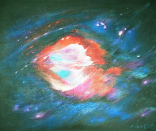 Das Universum von Meng Xi Hauenstein, Malerei kaufen auf Singulart