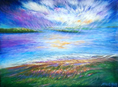 Fleinvær Insel by Meng Xi Hauenstein, Painting for Sale on Singulart