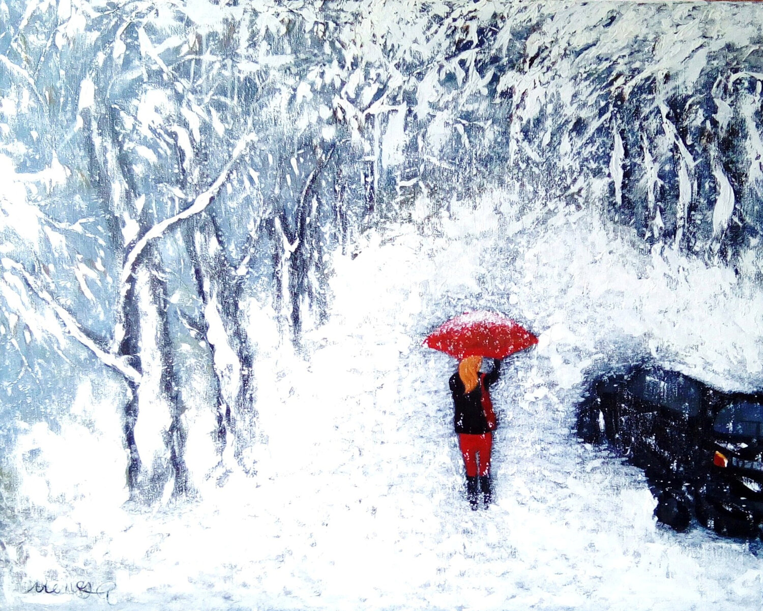 Winterspaziergang Meng Xi Hauenstein