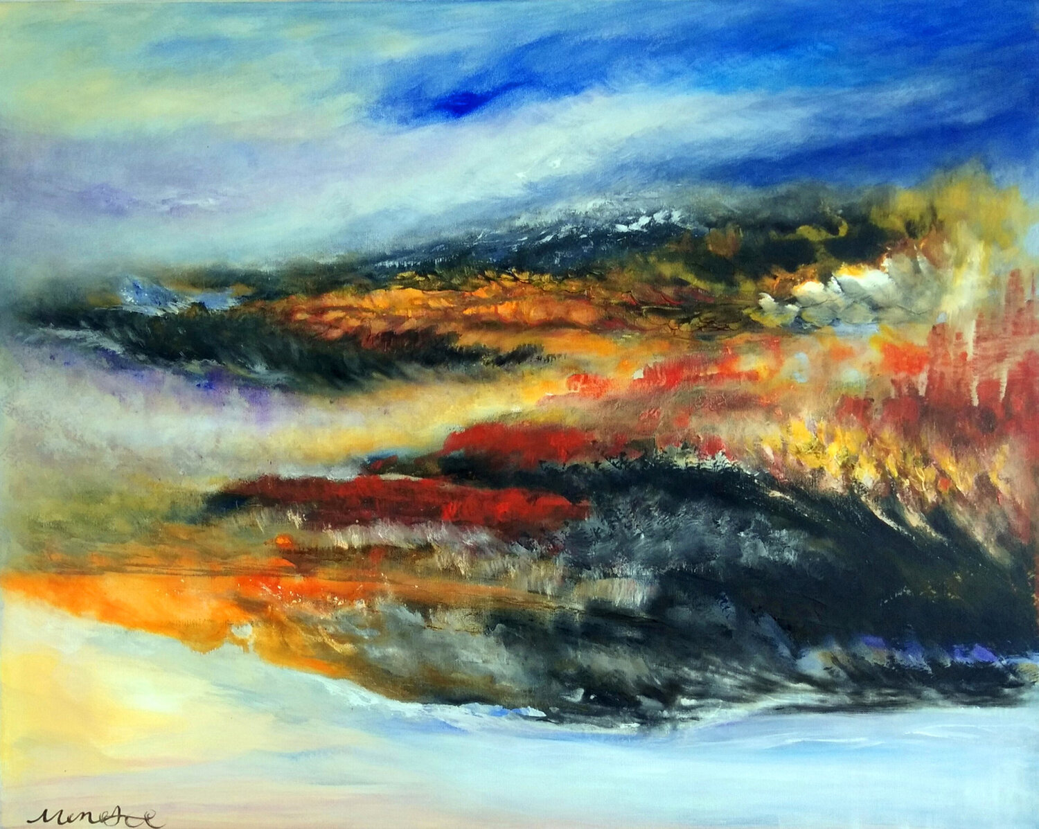 Landschaft Meng Xi Hauenstein