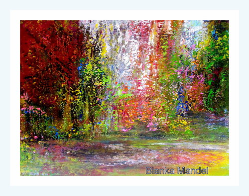 Der Traum vom Jugendwald di Blanka Mandel, Pittura in vendita su Singulart