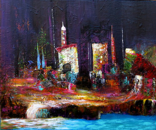 Tausendundeine Nacht von Blanka Mandel, Malerei kaufen auf Singulart