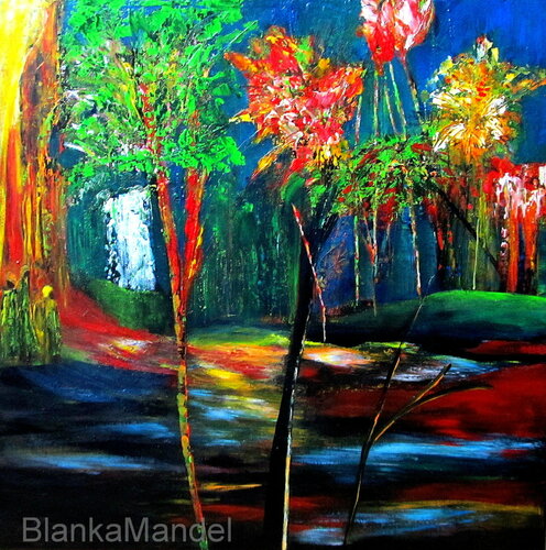 Entdeckungsreise van Blanka Mandel, Schilderij te koop op Singulart