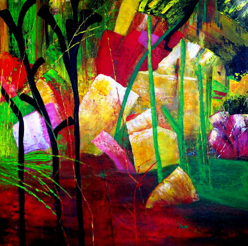 Felsenfest van Blanka Mandel, Schilderij te koop op Singulart