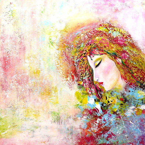 Die Träumerin von Blanka Mandel, Malerei kaufen auf Singulart