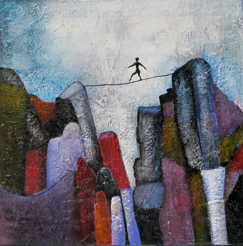 Balance von Blanka Mandel, Malerei kaufen auf Singulart