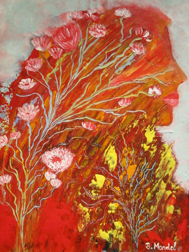 Werden und Vergehen als zeitgleicher Prozess di Blanka Mandel, Pittura in vendita su Singulart