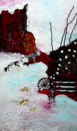 Schatzsucher van Blanka Mandel, Schilderij te koop op Singulart