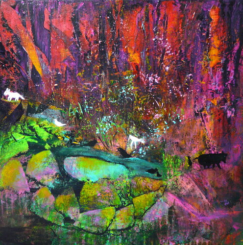 Mystical Place (30) von Blanka Mandel, Malerei kaufen auf Singulart