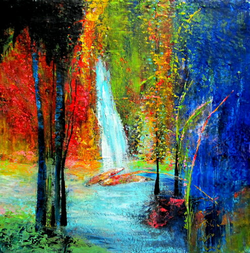 Mystical Place (18) di Blanka Mandel, Pittura in vendita su Singulart