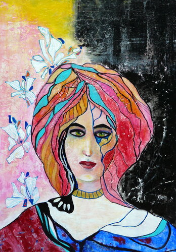 Zwei Seiten der Seele by Blanka Mandel, Painting for Sale on Singulart