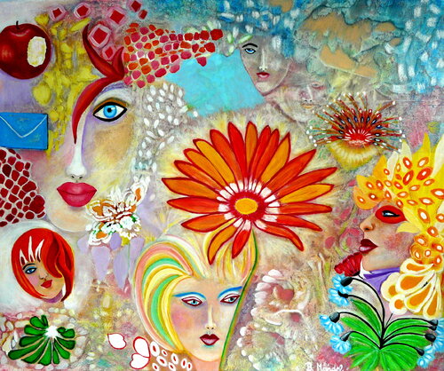 Am Anfang war der Giftapfel de Blanka Mandel, Pintura a la venta en Singulart