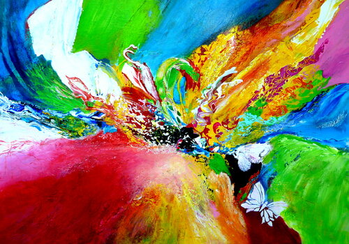 Chaos der Gefühle von Blanka Mandel, Malerei kaufen auf Singulart