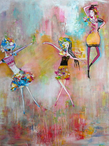 Let´s Dance di Blanka Mandel, Pittura in vendita su Singulart