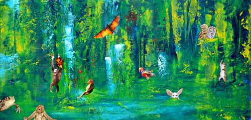 Wildnis by Blanka Mandel, Painting for Sale on Singulart