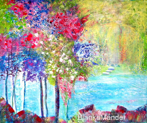 Alles ist jetzt di Blanka Mandel, Pittura in vendita su Singulart