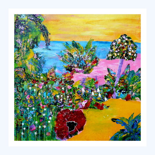 Paradiesgarten (4) di Blanka Mandel, Pittura in vendita su Singulart