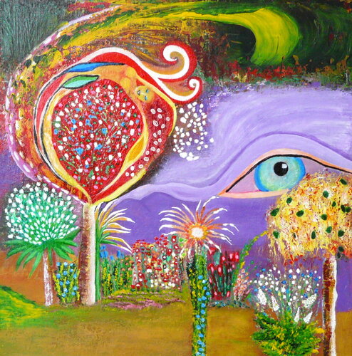 Die Umweltschützerin by Blanka Mandel, Painting for Sale on Singulart