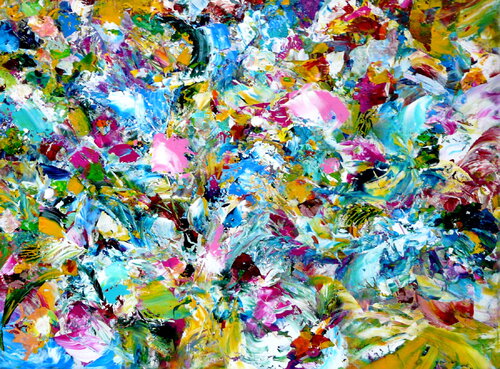 Wachsendes Glück von Blanka Mandel, Malerei kaufen auf Singulart