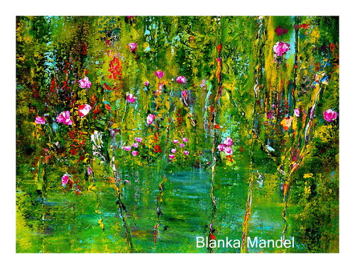 Zauberwald (1) di Blanka Mandel, Pittura in vendita su Singulart