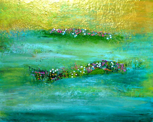 Silence is golden di Blanka Mandel, Pittura in vendita su Singulart