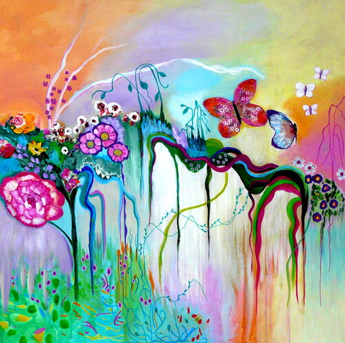 Von Freiheit und Wachstum von Blanka Mandel, Malerei kaufen auf Singulart