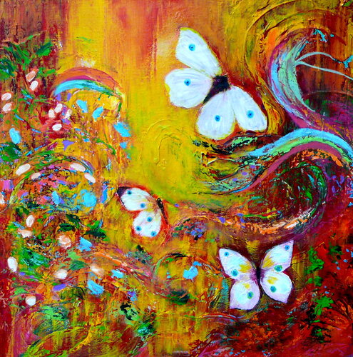 Von Freiheit und Wachstum (2) di Blanka Mandel, Pittura in vendita su Singulart