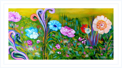 Die Wiederentdeckung des Paradieses (3) di Blanka Mandel, Pittura in vendita su Singulart