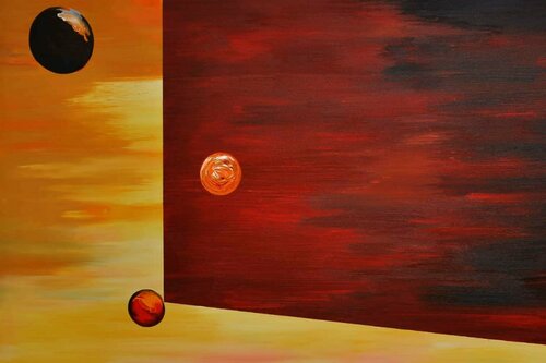 THE CONSTELLATION van PAUL AKIIKI, Schilderij te koop op Singulart