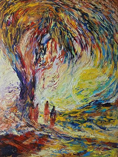 HERE COMES THE SUN van PAUL AKIIKI, Schilderij te koop op Singulart