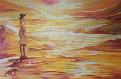 VIEW OF THE LAKES van PAUL AKIIKI, Schilderij te koop op Singulart