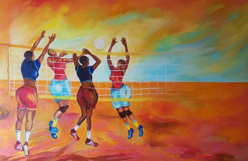 SUMMER HOLIDAYS van PAUL AKIIKI, Schilderij te koop op Singulart