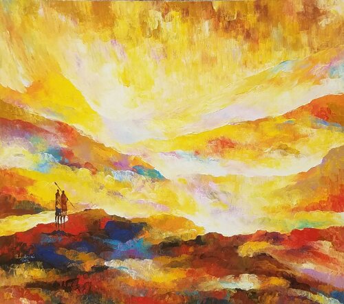 The Summer Landscape van PAUL AKIIKI, Schilderij te koop op Singulart