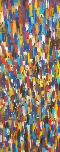 The Street Jam 2 van PAUL AKIIKI, Schilderij te koop op Singulart
