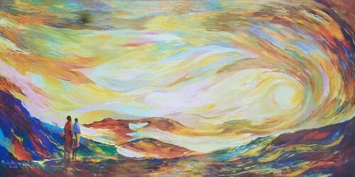 We Are Inseparable van PAUL AKIIKI, Schilderij te koop op Singulart