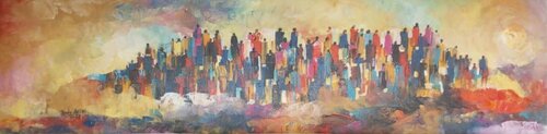 The Re-Union van PAUL AKIIKI, Schilderij te koop op Singulart