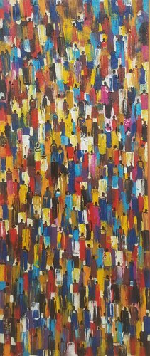 Forward Movement 2 van PAUL AKIIKI, Schilderij te koop op Singulart