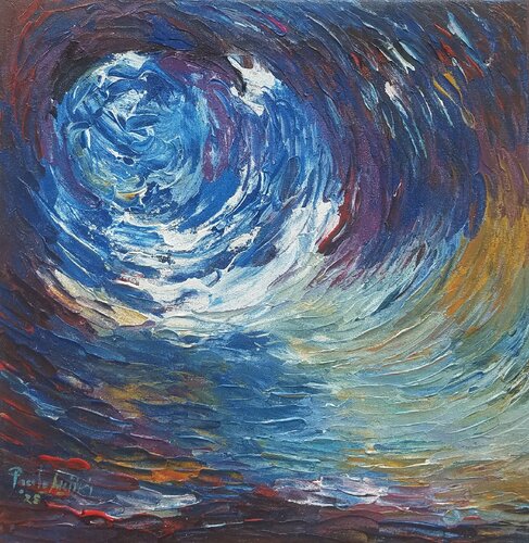 The Autumn Storm van PAUL AKIIKI, Schilderij te koop op Singulart